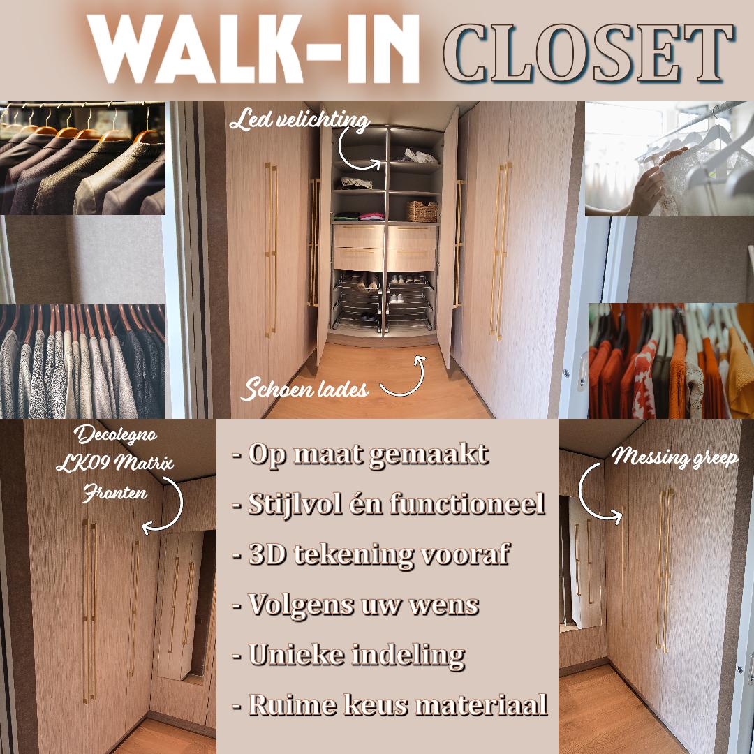De Walk-In Closet...op maat gemaakt